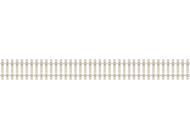PECO SL-8302 HO Code 83 Concrete-Sleeper Flexible Track, 25 Pack — detail of one track section