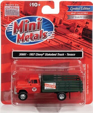 Classic Metal Works 1957 Chevrolet Stakebed “Texaco” – HO Scale product image