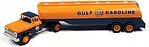 Classic Metal Works 31201 1960 Ford Tractor with Tanker Trailer – Gulf Oil – HO 1:87– product image