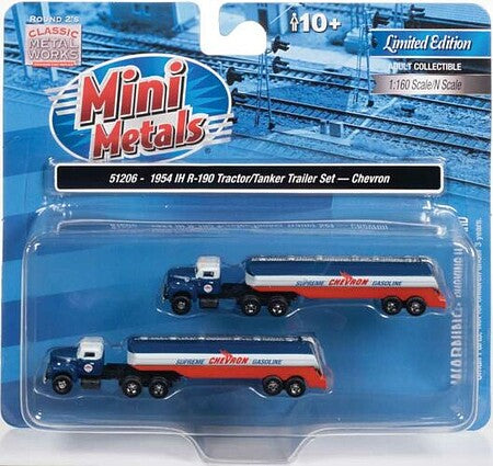 Classic Metal Works 51206 1954 International R-190 Chevron Tanker – N Scale – 2-Pack product image