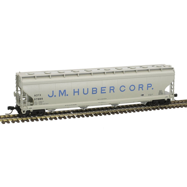Atlas 50006015 ACF 5701 Plastics Hopper J.M. Huber #97889 – N Scale