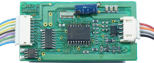 NCE 524-111 D408SR decoder circuit board with wiring