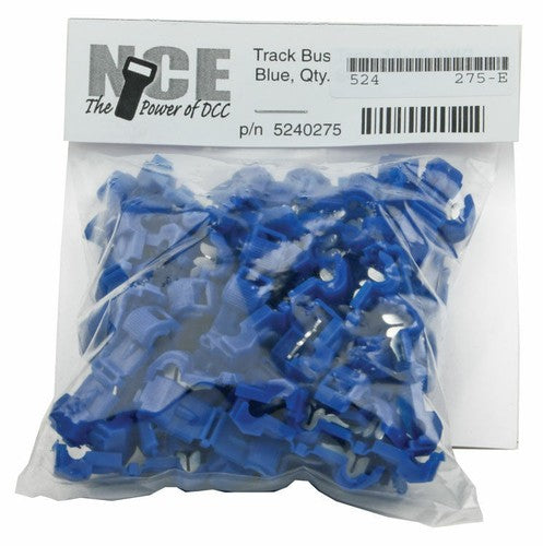 NCE 524-275 Track Bus Taps, Blue, 64-Pack