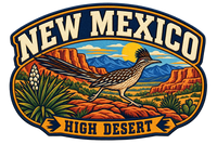 New Mexico heritage badge embroidery artwork
