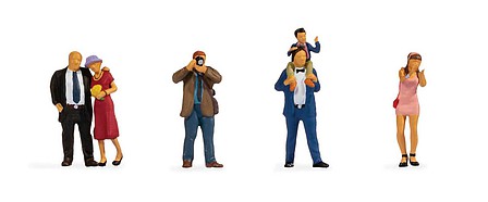 NOCH HO Scale Wedding Guests Figure Set – 15864