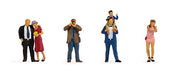 NOCH HO Scale Wedding Guests Figure Set – 15864