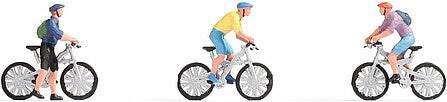 NOCH HO mountain bikers with bicycles 15899