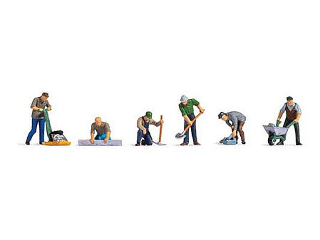 NOCH N Scale Road Workers Figure Set – 36112