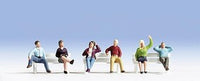 Noch 36540 N Scale Sitting People figures