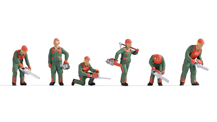 NOCH 15061 HO scale Forest Workers painted figure set