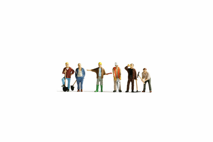NOCH 15110 HO scale Construction Workers painted figure set