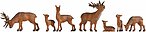 NOCH HO Deer 7-piece figure set 15732