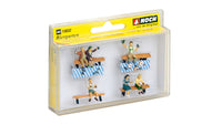 NOCH 15832 Beer Garden HO scale figures and accessories in manufacturer packaging