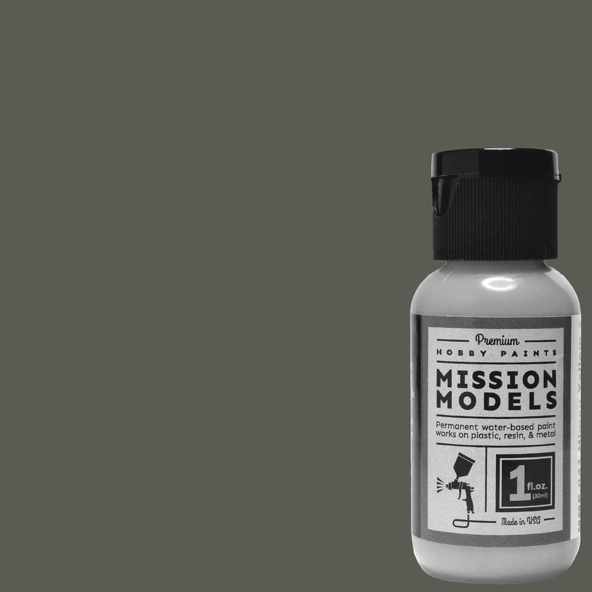 Mission Models Dark Grey RLM 66 German WWII – MMP-089 — exact Mission Models paint bottle