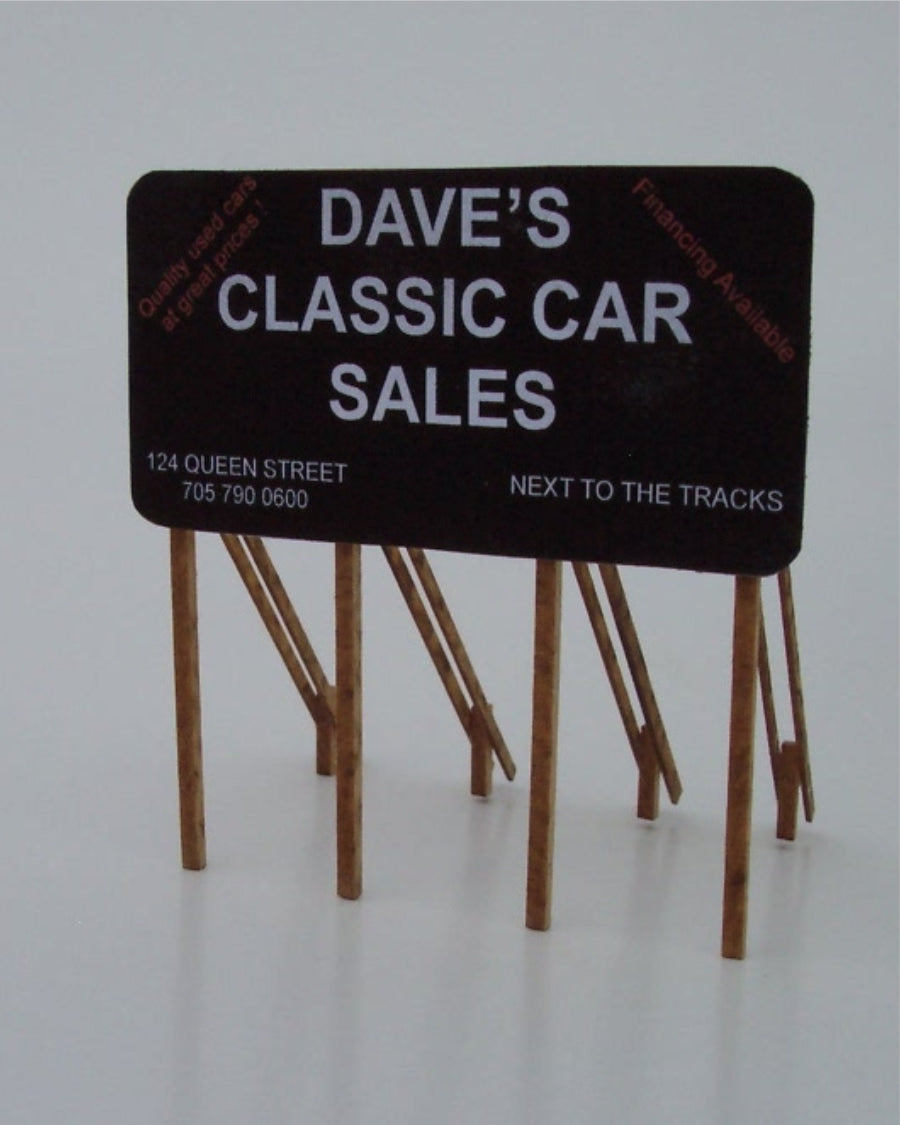 Osborn Model Kits HO Scale Standard Billboard – 1024 — exact-part product image