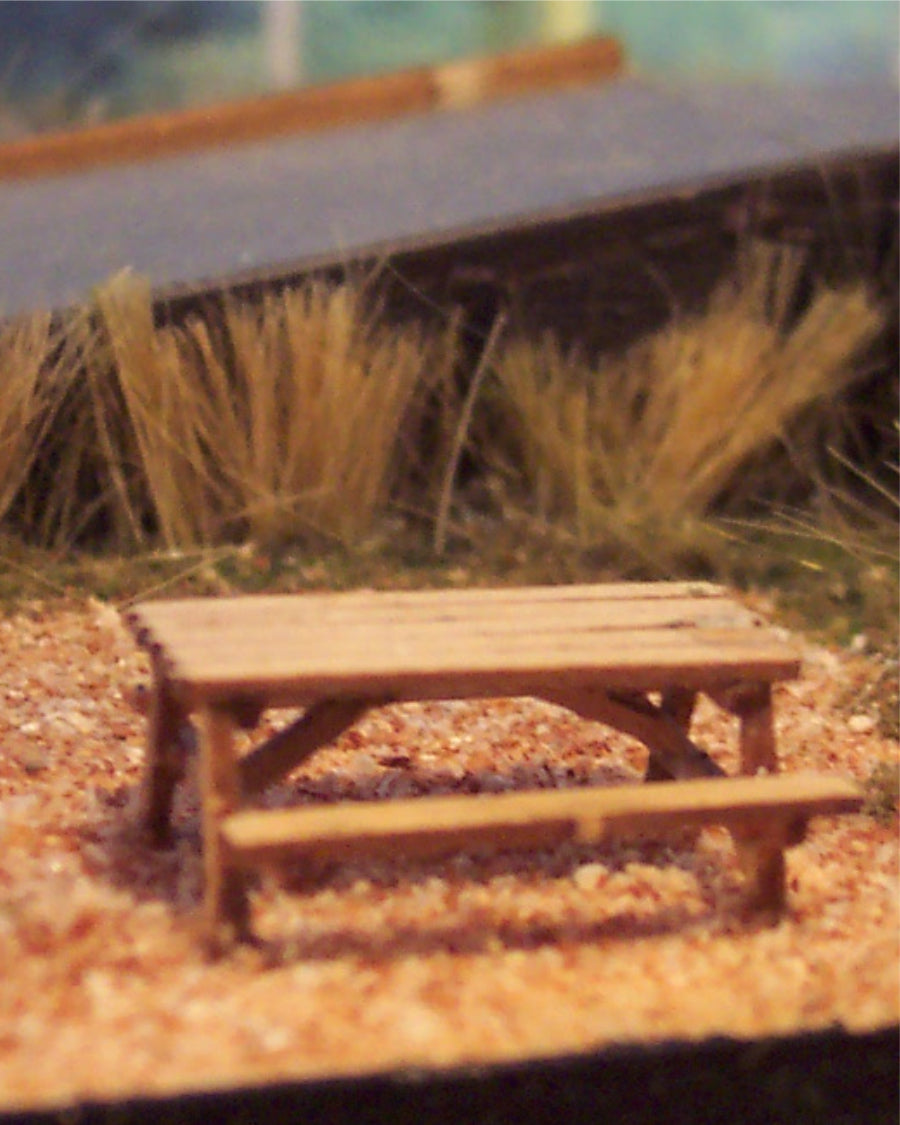 Osborn Model Kits HO Scale Picnic Tables 6-Pack – 1034 — exact-part product image