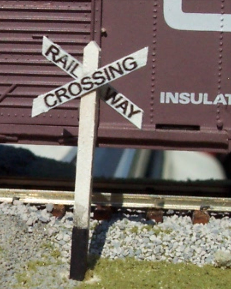 Osborn Model Kits HO Scale First-Generation Crossbucks – 1037 — exact-part product image