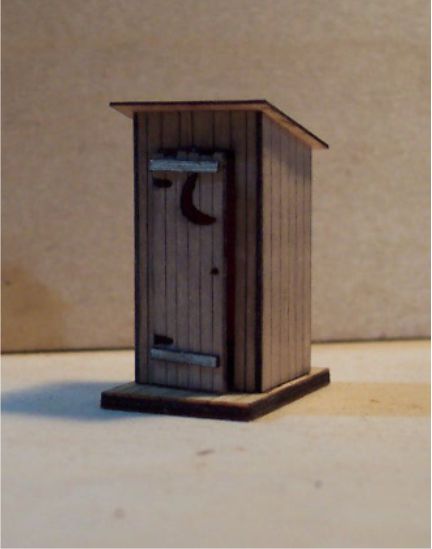 Osborn Model Kits HO Outhouses 2-Pack – 1042 — exact-part product image