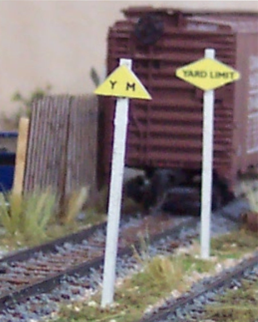Osborn Model Kits 1053 HO Scale Yard Limit Signs, 2 Sets — exact-part product image