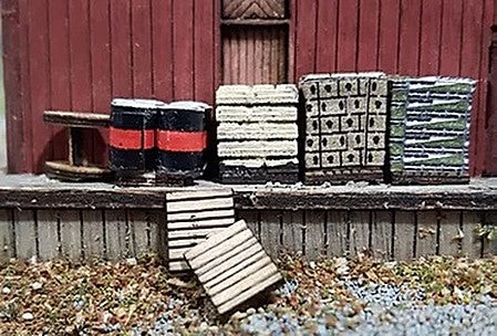 Osborn 1127 HO Scale Pallet Load Assortment Kit– product image