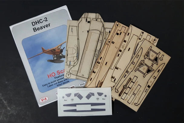 Osborn Model Kits HO Scale DHC-2 Beaver wood kit 1073