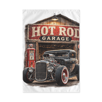 Hot Rod Garage Blown Coupe Outdoor Flag product mockup 2