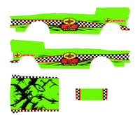 Outlaw Racing Green actual decal artwork