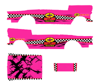 Outlaw Racing Pink actual decal artwork