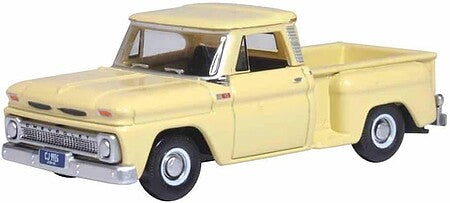 Oxford Diecast HO Scale 1965 Chevrolet Stepside Pickup Yellow - OXD87CP65007