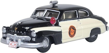 Oxford Diecast 1949 Mercury Coupe Florida Highway Patrol — HO