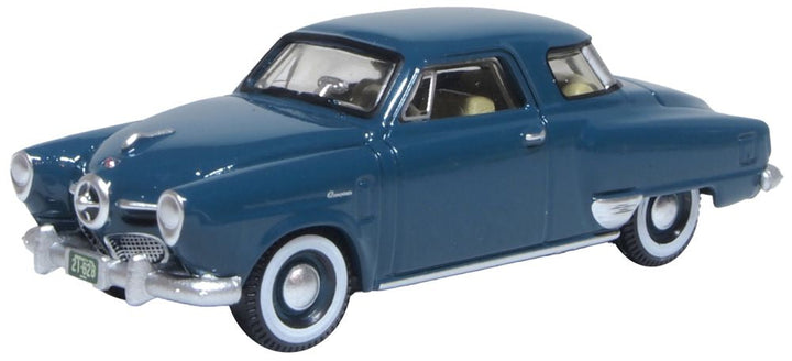 Oxford Diecast 1950 Studebaker Champion Starlight Coupe Aqua Green 1:87 - product image