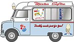 Oxford Diecast NCA021 Bedford Ice Cream Van N Scale