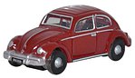 Oxford Diecast N Scale Volkswagen Beetle Ruby Red NVWB002