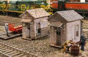 Bar Mills HO Twin Crossing Shacks Kit — product view 2