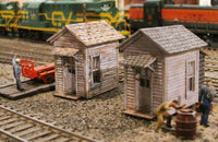 Bar Mills HO Twin Crossing Shacks Kit — product view 2