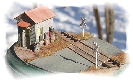 Bar Mills HO Twin Crossing Shacks Kit — product view 1