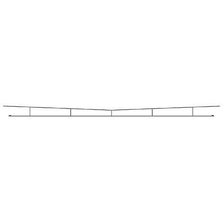 PECO Catenary Wires 5 x 340mm LC-152