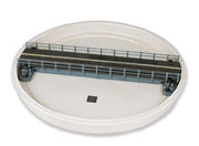 PECO LK55 OO/HO well-type Turntable kit, assembled example