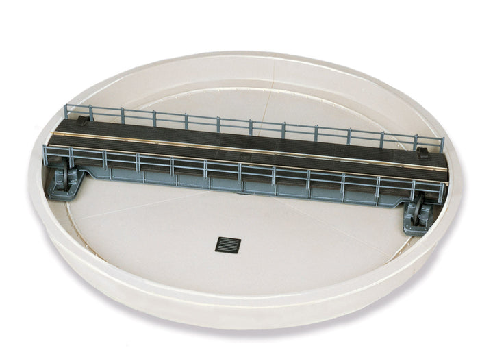 PECO LK55 OO/HO well-type Turntable kit, assembled example
