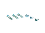 PECO PL-18 studs and tag washers, close-up of individual components