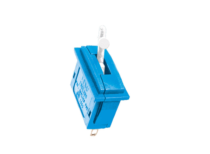 PECO PL-22 on-off switch with white lever and blue housing