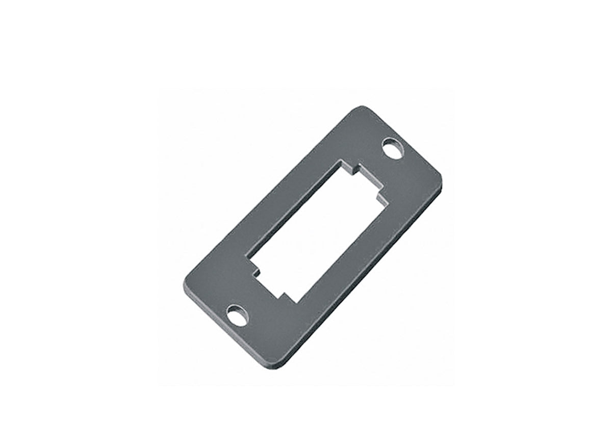 PECO PL-28 switch mounting plate, close-up of one plate from the six-pack