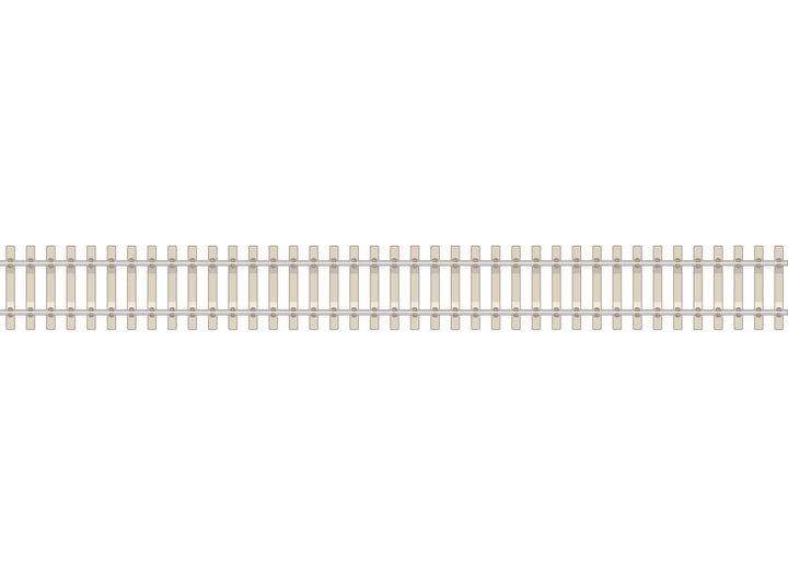 PECO SL-102F Code 75 flexible track with concrete sleepers, manufacturer detail illustration; full length and pack not shown.