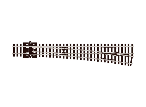 PECO SL-388 N scale Code 80 large-radius right-hand Insulfrog turnout, manufacturer top-view illustration