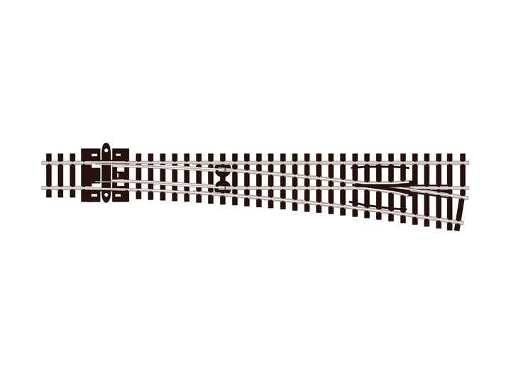 PECO SL-388 N scale Code 80 large-radius right-hand Insulfrog turnout, manufacturer top-view illustration