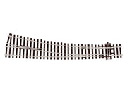 PECO SL-86 OO/HO Code 100 large-radius right-hand curved Insulfrog turnout — manufacturer overhead illustration