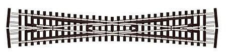 Peco N Scale Code 55 10-Degree Long Crossing Electrofrog – SL-E394F– product image