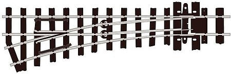 Peco HOn30 Code 80 Left-Hand Electrofrog Turnout 12-Inch Radius – SL-E492