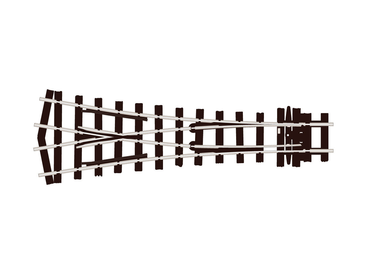 Peco On30 Code 100 Wye Electrofrog Turnout Medium Radius – SL-E597 — exact-part product image