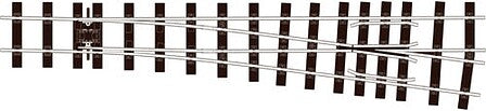 Peco G Scale Small-Radius Left-Hand Turnout – SL-E692